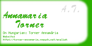 annamaria torner business card