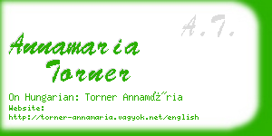 annamaria torner business card